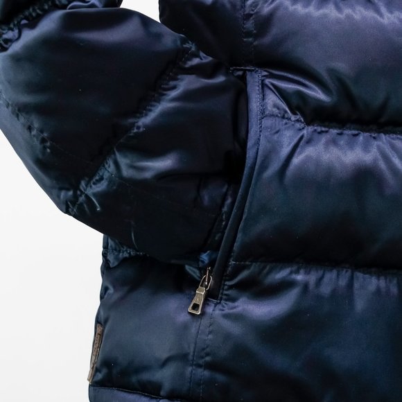 Prada Navy Puffer Jacket with Fur Trim - Picture 8 of 15